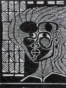sans titre, bois gravé, 2006, 19 x 15 cm